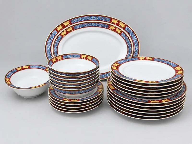 Raynaud Limoges Service de table Pégase pour 6