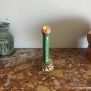 Superb Vintage Sicilian Ceramic Cactus Carafe