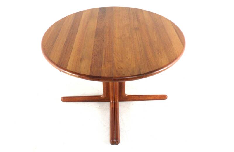 Table à manger extensible ronde 2x 'Gistrup' danoise