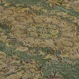 One-of-a-kind turkish handwoven vintage rug - rustic vintage charm 265x 161 cm