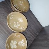 3 coupelles en grès