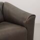 De Sede DS47 Extendable Brown Sadle Leather Loveseat Sofa. Switzerland, 70s