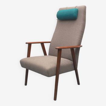 1960s high back armchair resotored