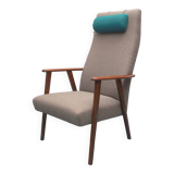 1960s high back armchair resotored