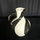 Black & white ceramic pitcher