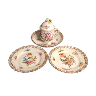 Small Dresden porcelain set