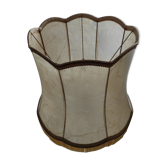 Vintage lampshade in stretched skin