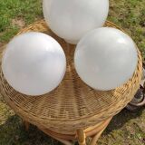 White opaline globe