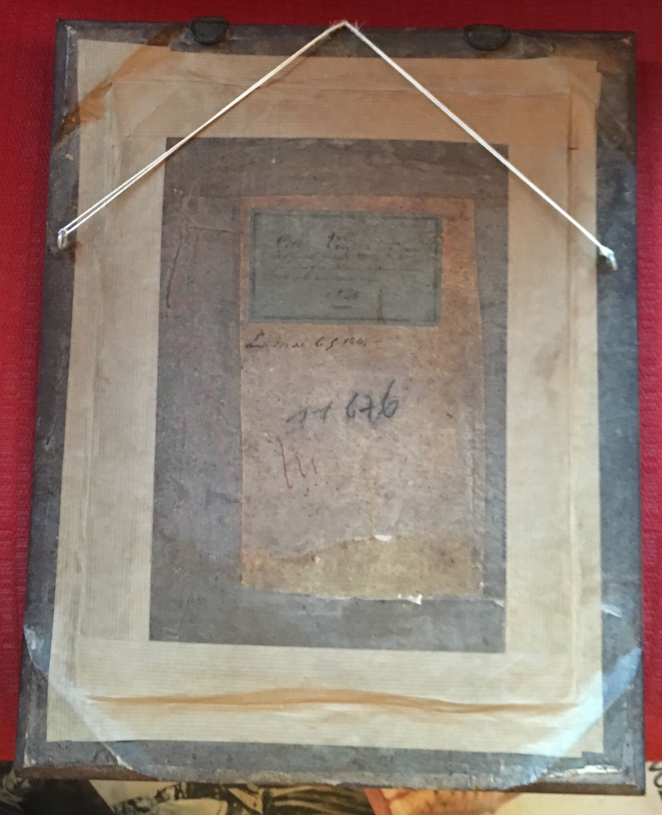 Mirror nineteenth  30x38cm