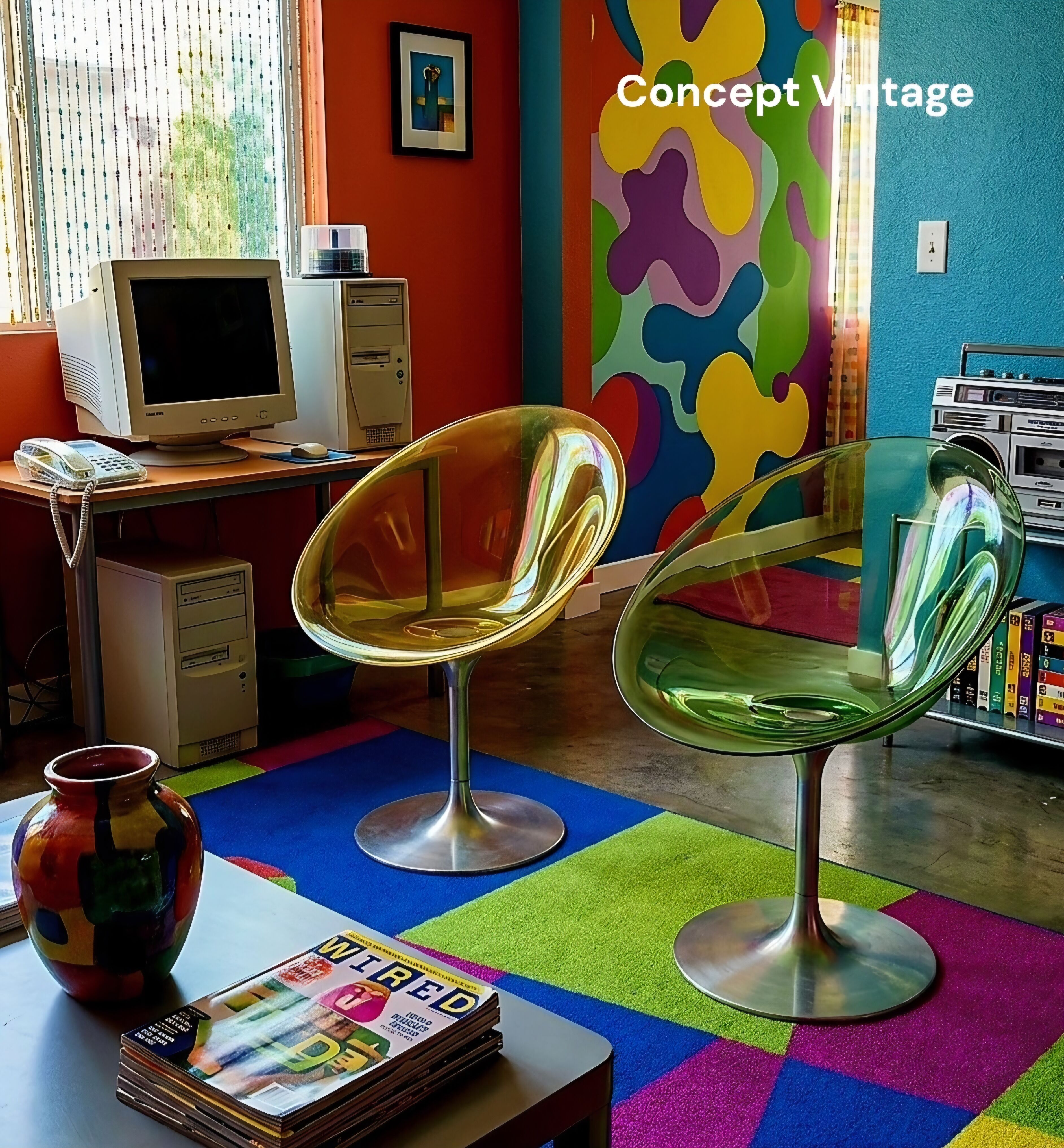 Fauteuils Kartell Eros de Philippe Starck – Circa 2000