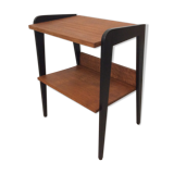 Table d'appoint à 2 niveaux des années 60