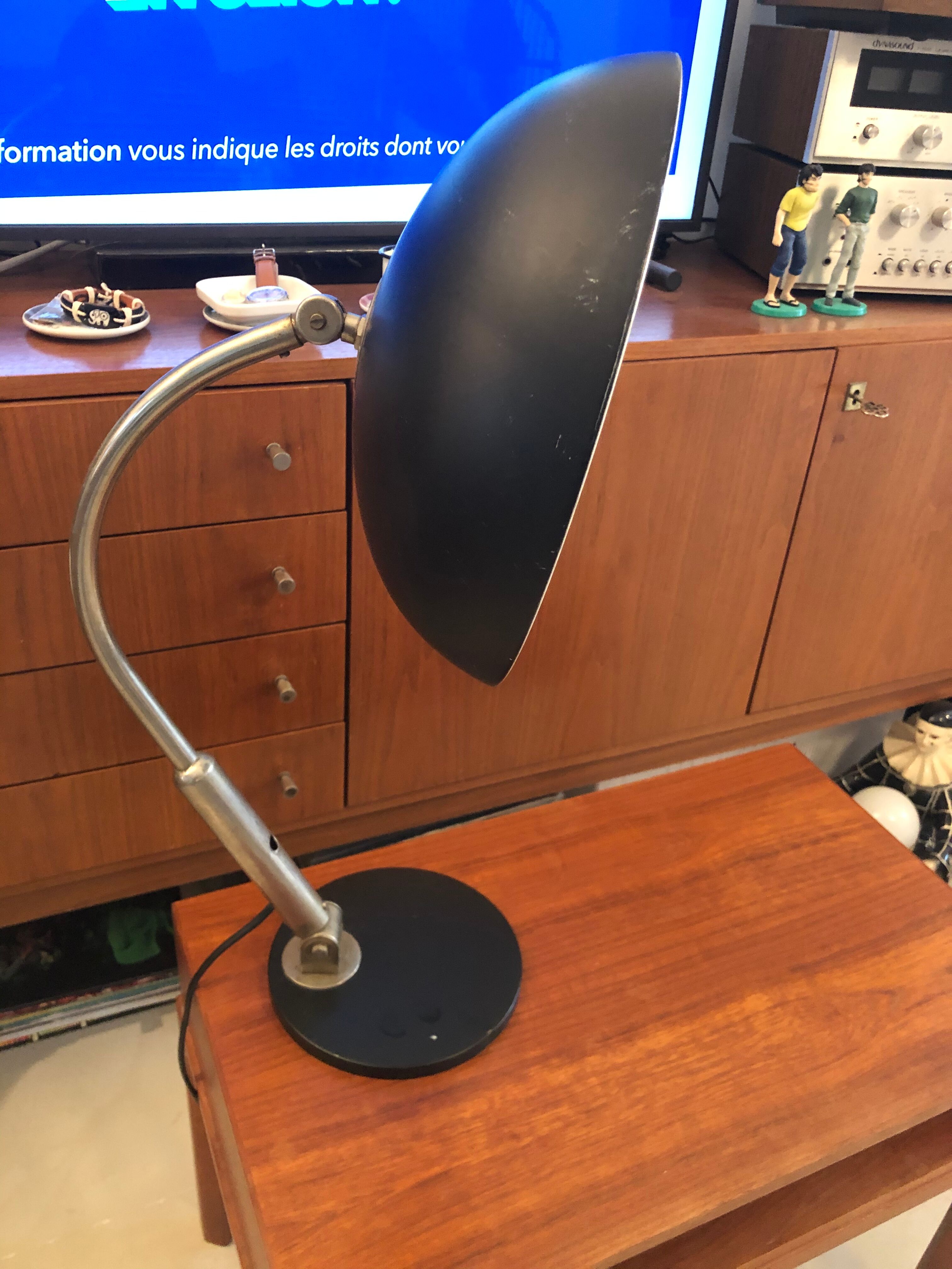 Desk lamp by Hala Zeist, model number 144, desk lamp by H.Th.J.A. Busquet, 1950s