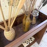 Jardinière années 50 palissandre constructiviste