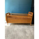 Rattan cot
