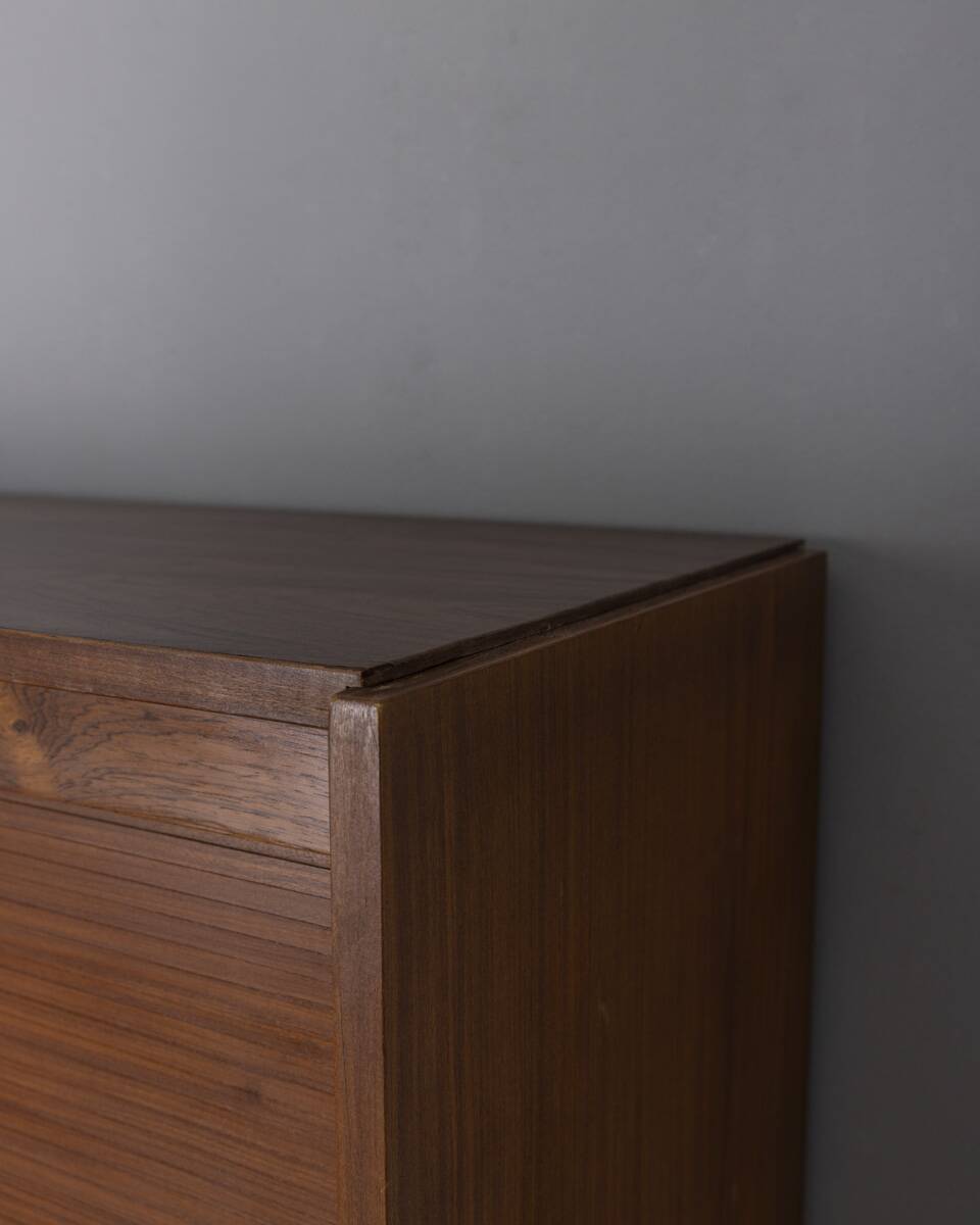 HIGHBOARD VINTAGE 1960S WOODEN SIDEBOARD DESIGN BY BAROVERO