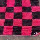 Handmade square Berber rug, size 150 x 250 cm