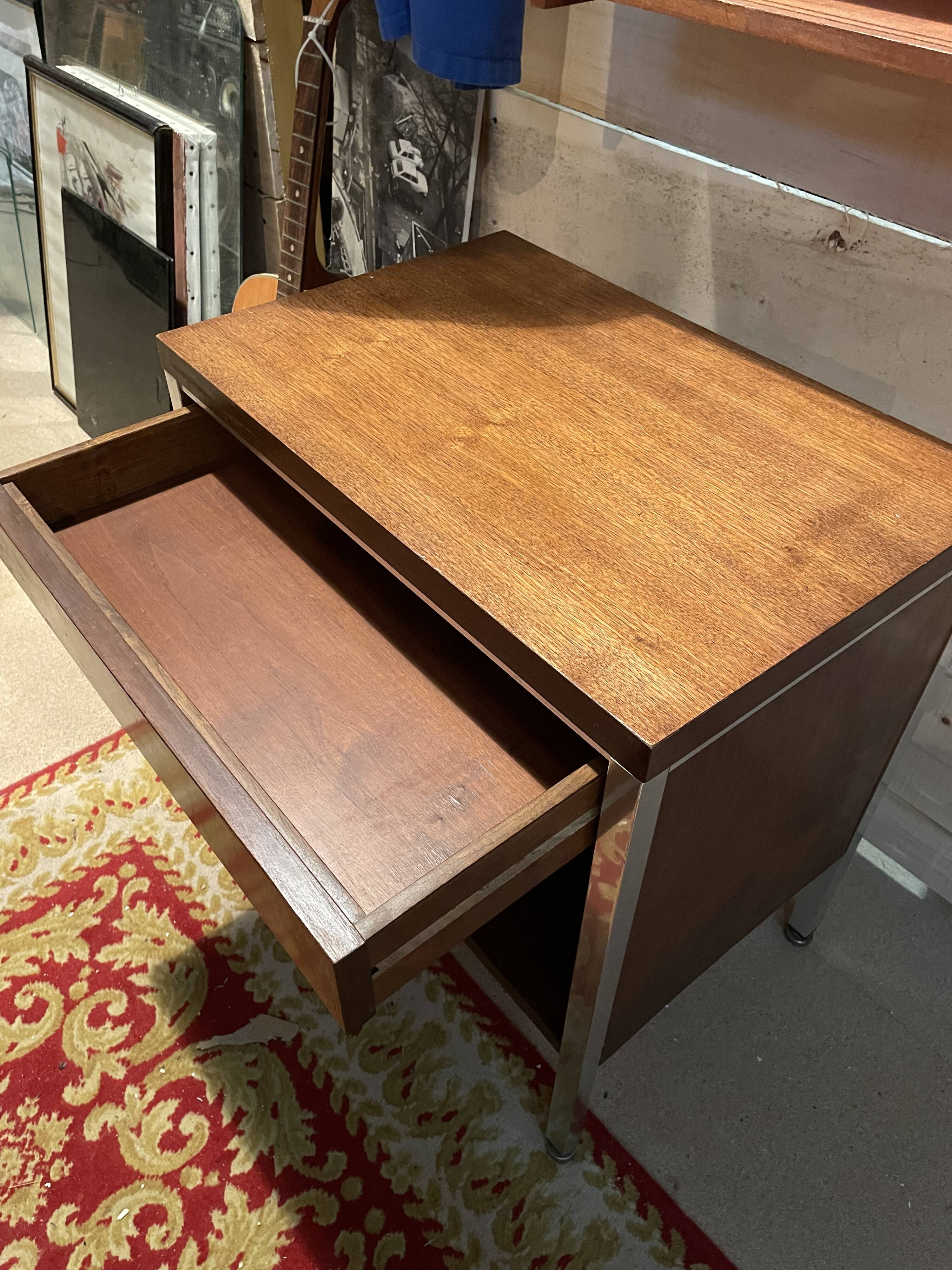Vintage designer end table from the 60s and 70s
