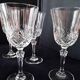 6 RCR crystal wine glasses
