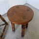 Pair of antique stools with turned legs.