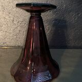 Vintage purple vase in medici shape