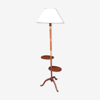 Lampadaire tripode en bois 1950