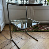 Table verre fumé