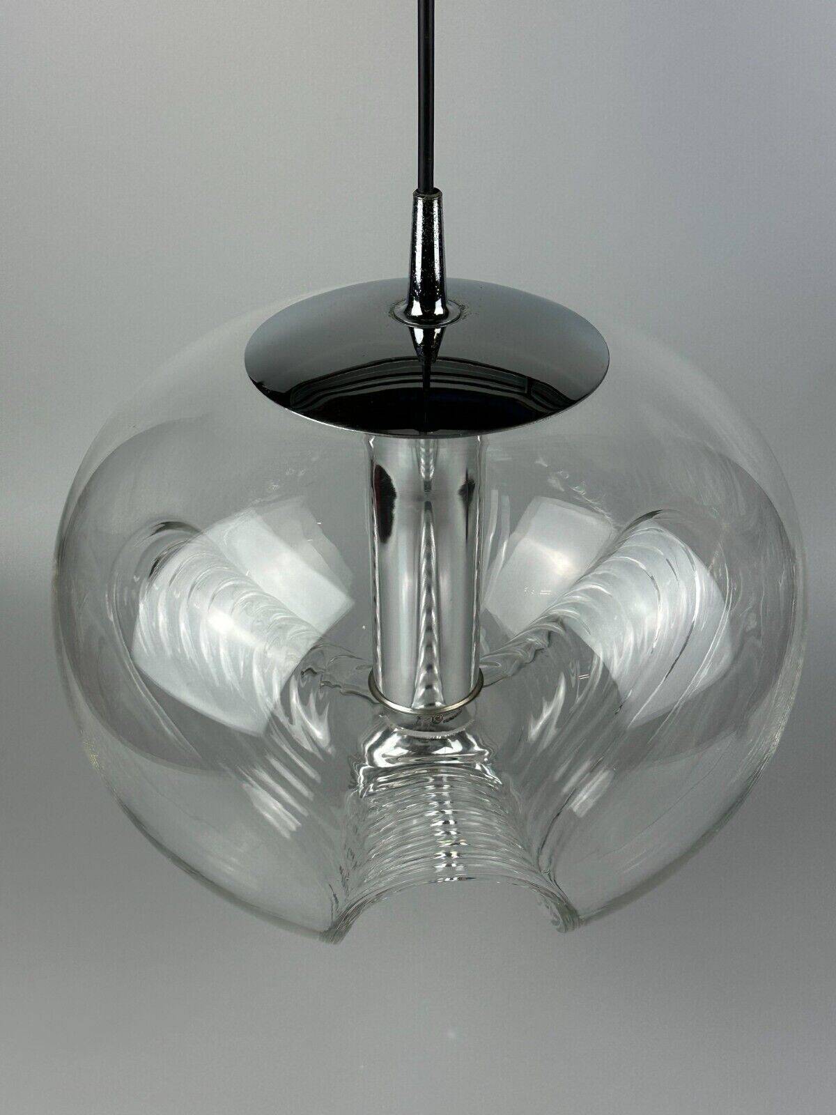 60s 70s ceiling lamp hanging lamp Peill & Putzler "Wave" Koch & Lowy Design