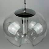 60s 70s ceiling lamp hanging lamp Peill & Putzler "Wave" Koch & Lowy Design