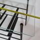 Vintage coffee table and door reviewed in glass and metal, 50s