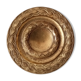 Antique Empire-style furniture handle in solid gilded bronze.