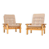2 custom retro vintage swedese chair lounge armchair mid century 70s danish