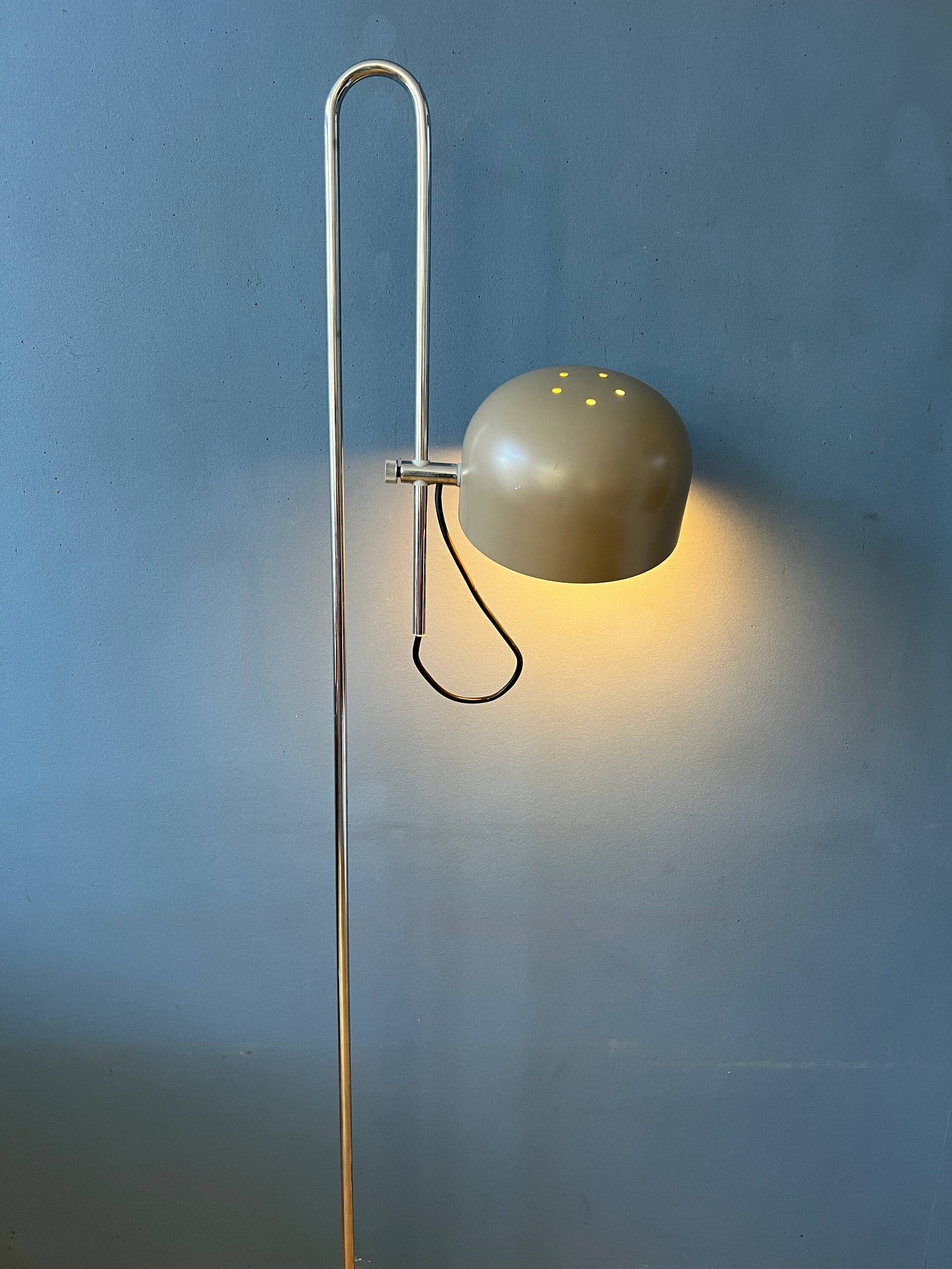 Beige adjustable vintage floor lamp Anvia