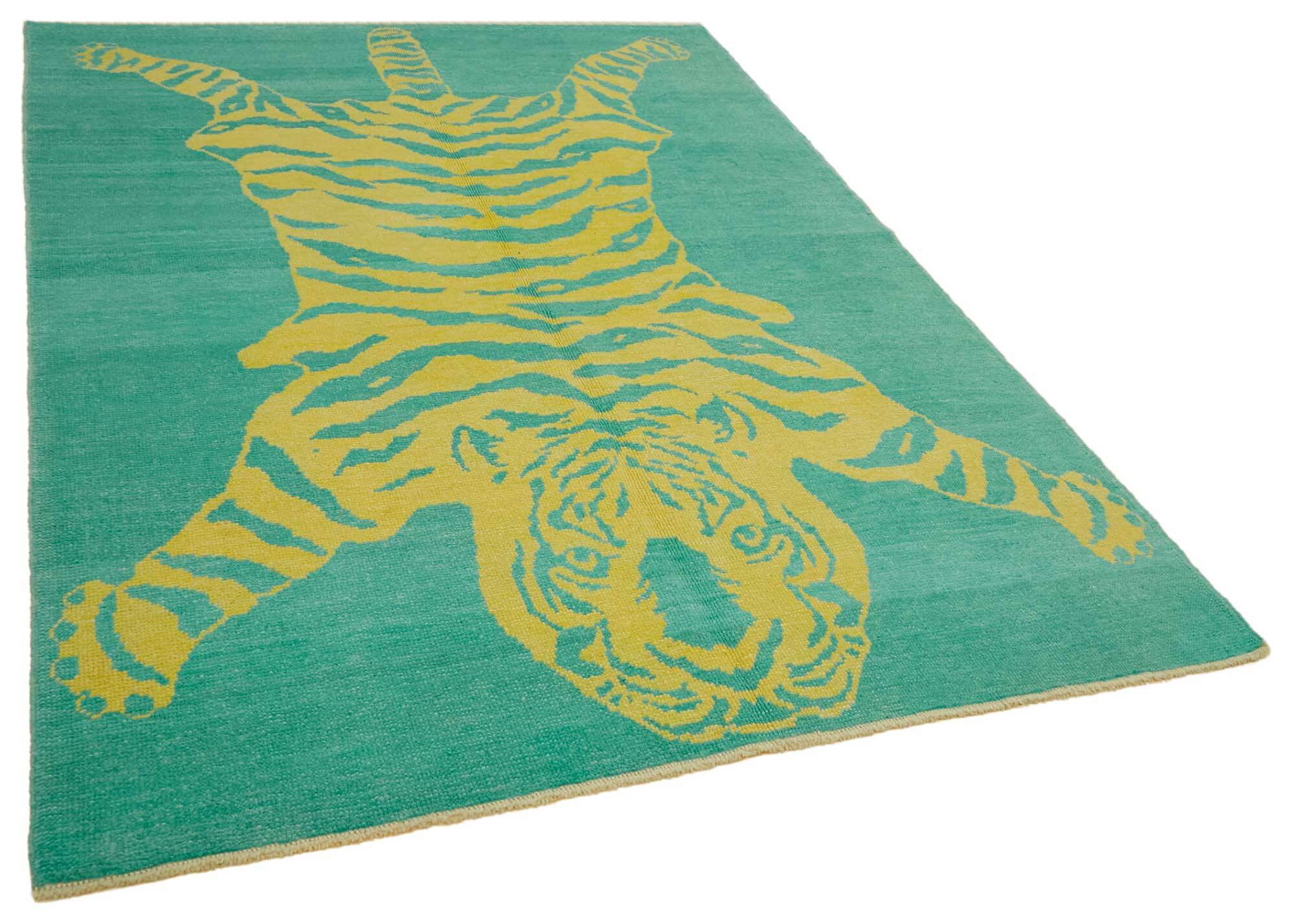 Turkish Handknotted Wool Tiger Rug  188 cm x 257 cm