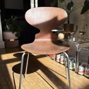 Set of 4 chairs by Fritz Hansen - Arne Jacobsen - vintage Scandinavian