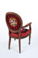 Bohemian chair, Suzani embroidery armchair with bergere style