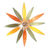 70s flower wall or ceiling light