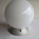 white opaline globe ceiling light