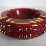 Vintage earthenware ashtray 40/50 Blanche Letalle