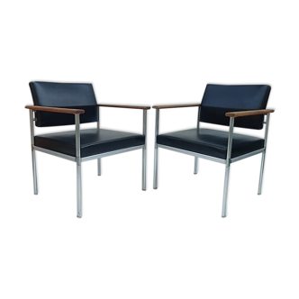 Pair of Lübke armchairs from the 1960s, Germany