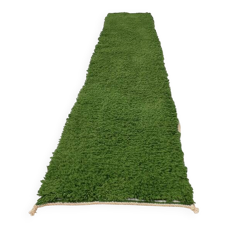 Green runner rug 300cm x 70cm