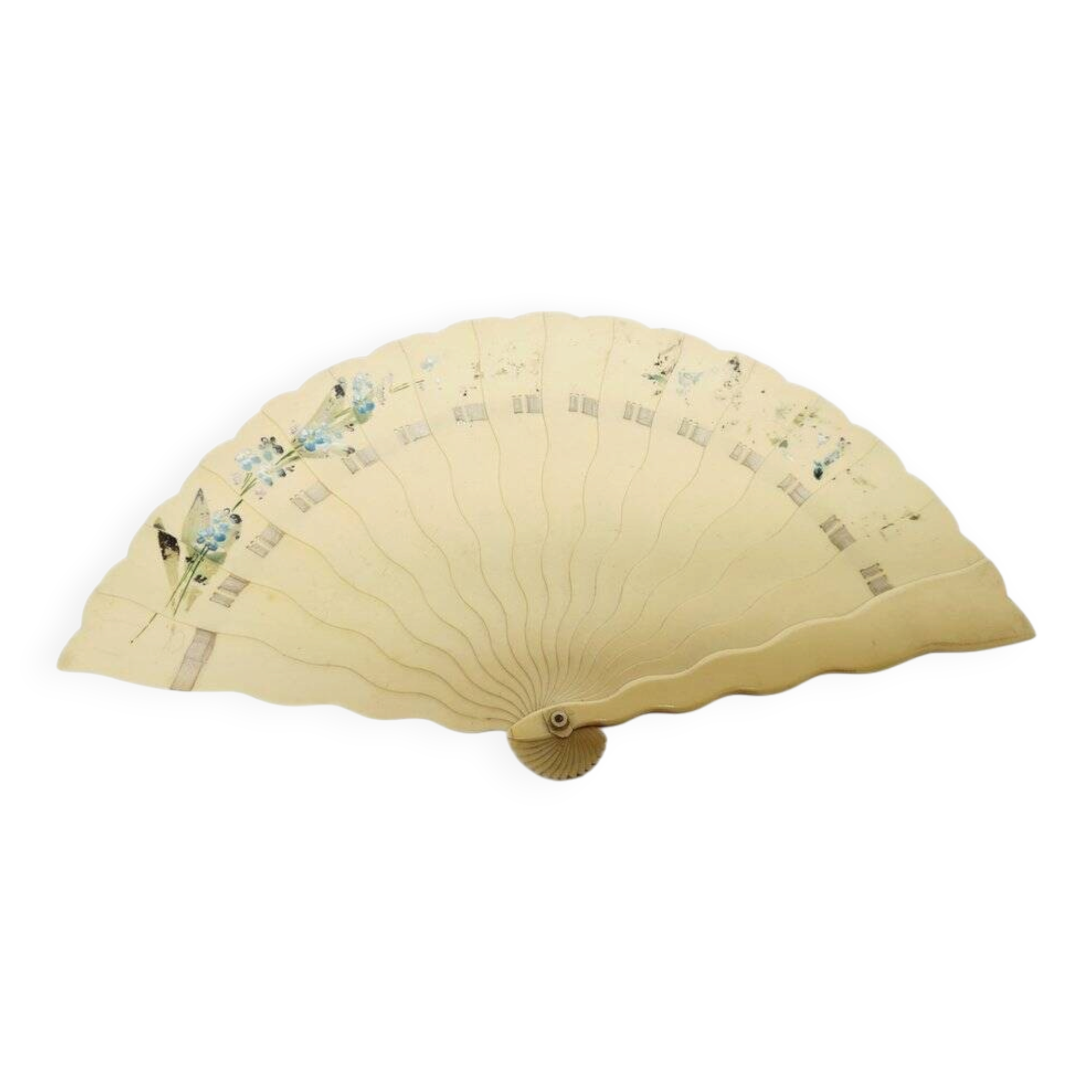 Austro-Hungarian Art Nouveau celluloid fan, 1900s