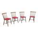 4 x spindle chair 1960s