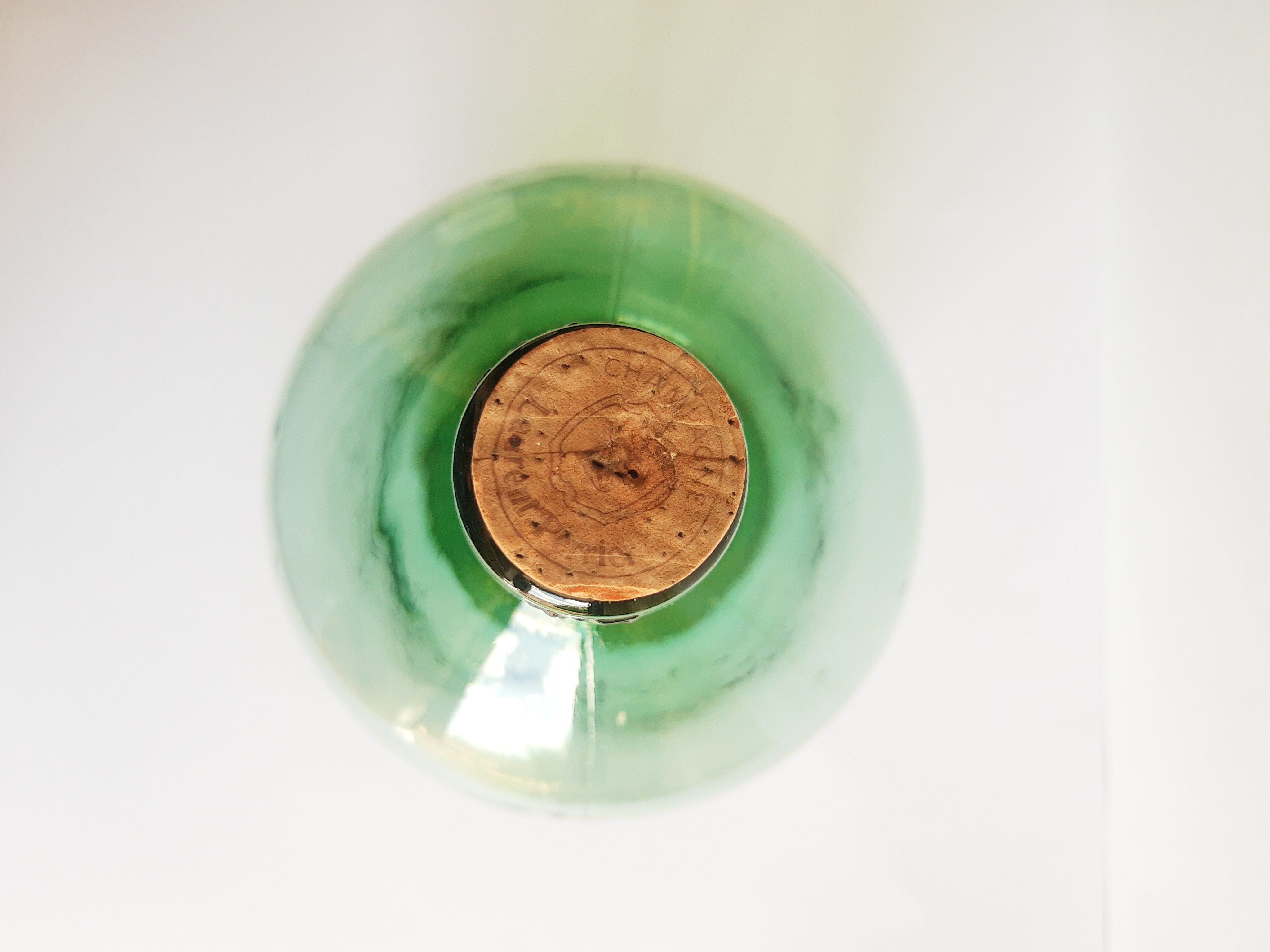 Vintage Ayelense Green Glass Demijohn