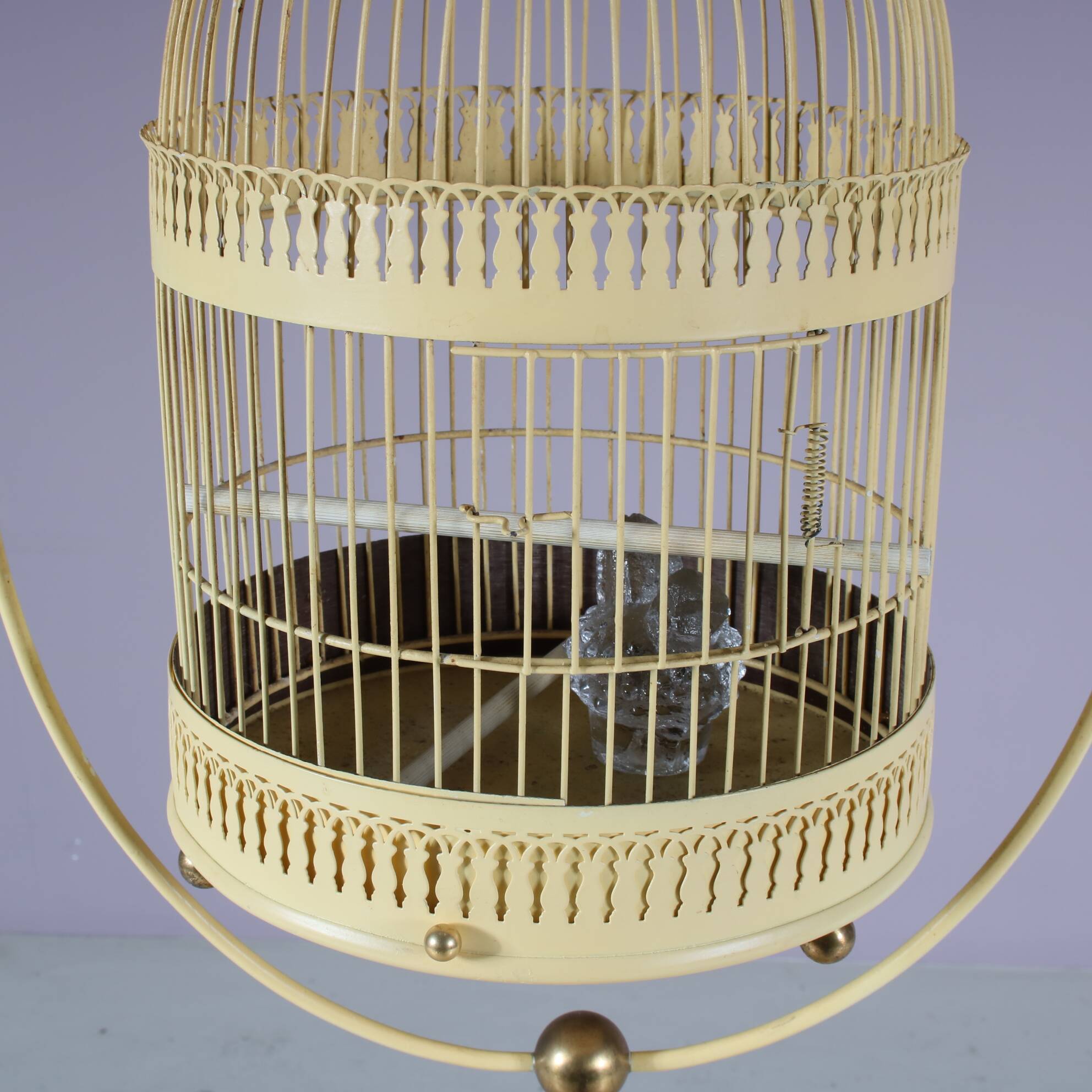 Cage à oiseaux, France années 1950