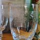 Suite de 6 verres en cristal de Bohême