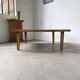 1940 marquetry oak coffee table