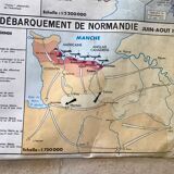 School poster School Map War 1939 1945