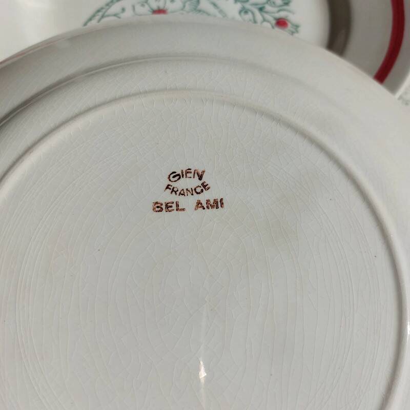 Gien dinner plates