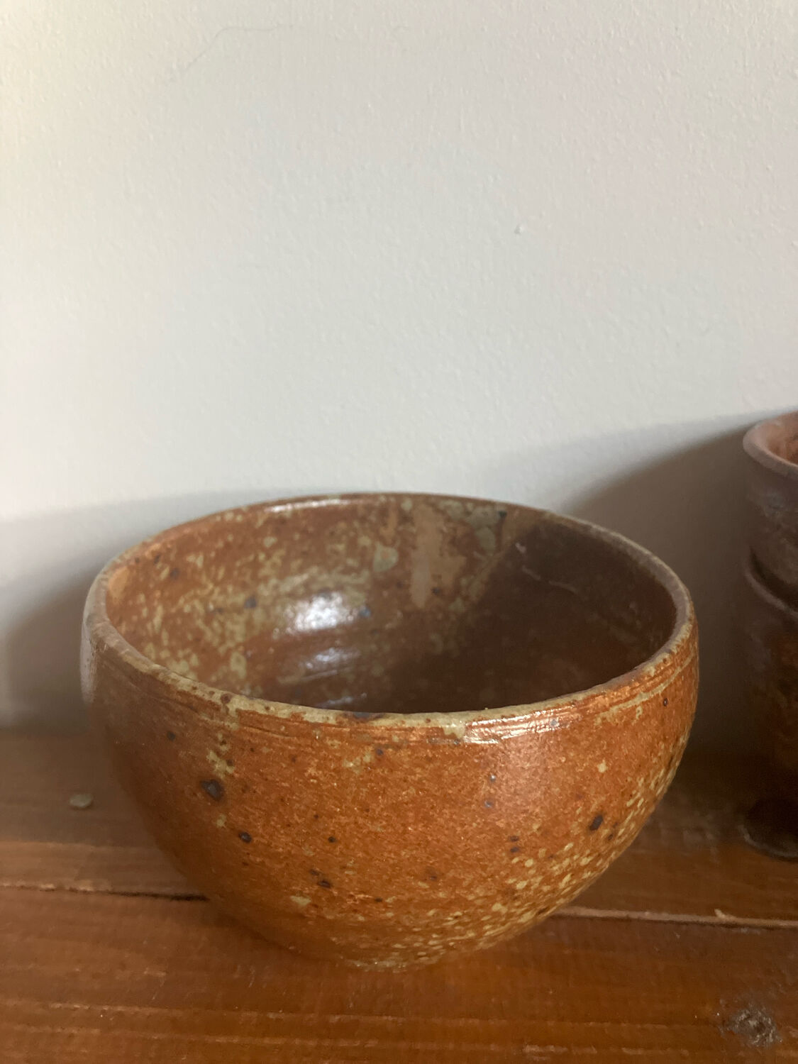 3 stoneware bowls