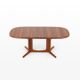 Extendable Solid Teak Dining Table from Glostrup Møbelfabrik, 1960s